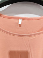 Wish quick sale eBay ladies Europe and America big size round neck short sleeve cuffs tassel T-shirt cotton tops