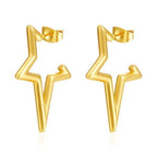 Women's Five-pointed Star Stainless Steel Earrings