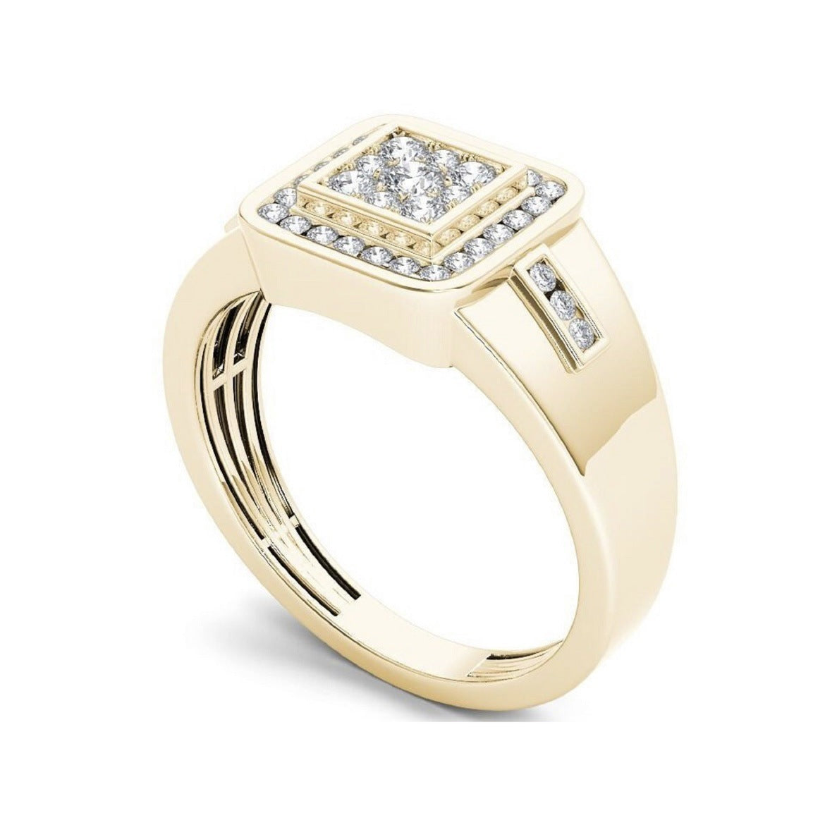 Ring European And American Imitation Gold Men's Accessories Jewellery Processing